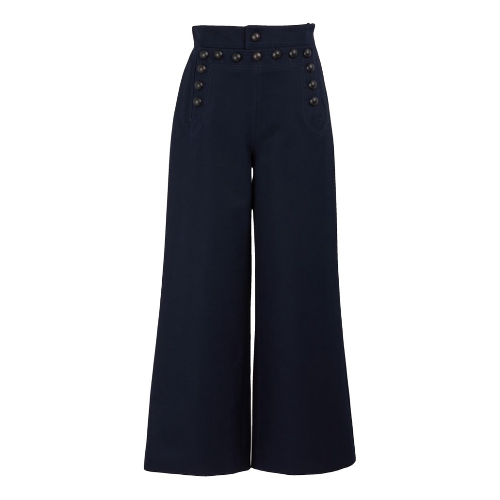 Dior Navy Flared Sailor Trousers